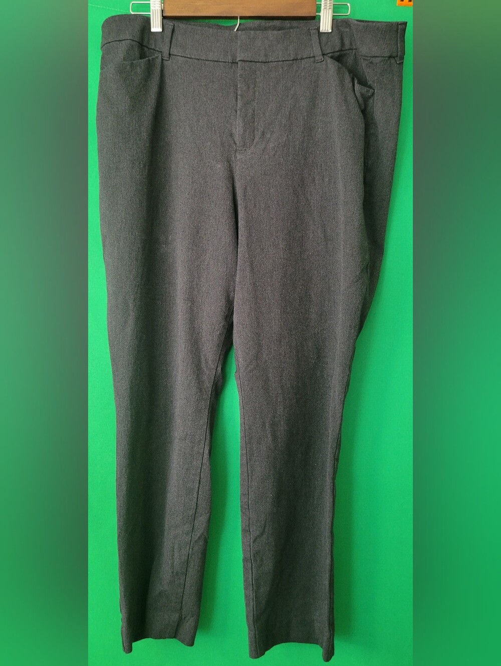 Old Navy Gray Skinny Women Dress Pants High Rise Pixie Secret Smooth Pockets 18